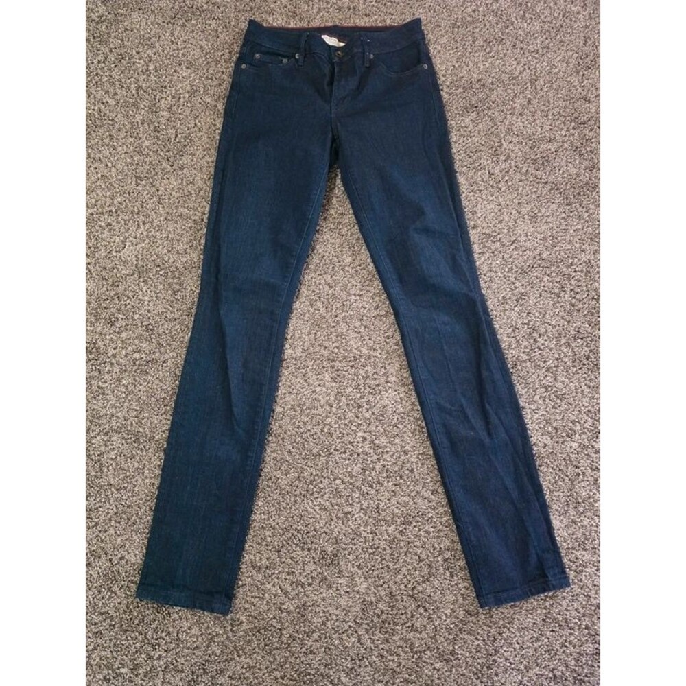 Raleigh Denim Workshop Surry Mid Rise Skinny Jeans Size 28 Hand Signed USA